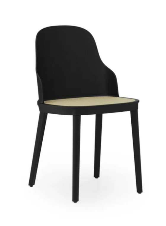 Image 1 of 1x Normann Copenhagen Allez Chair Seduta in vimini modellato PP (nero)