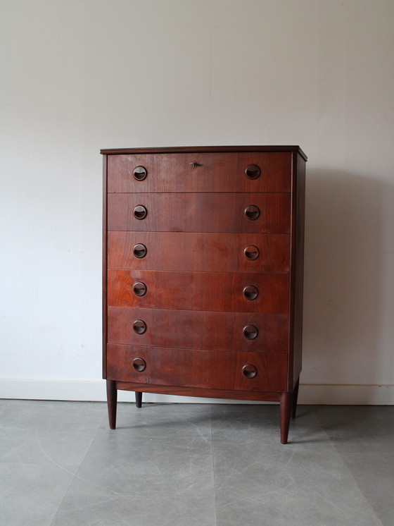 Image 1 of Vintage Deense ladekast in teak