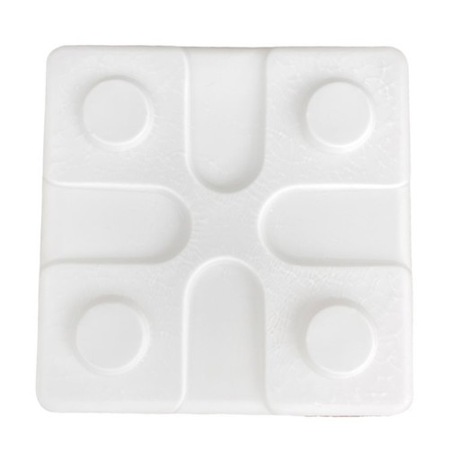 White ceiling lamp Czechoslovakia Kamenický Šenov 1960s Mid-Century Modern