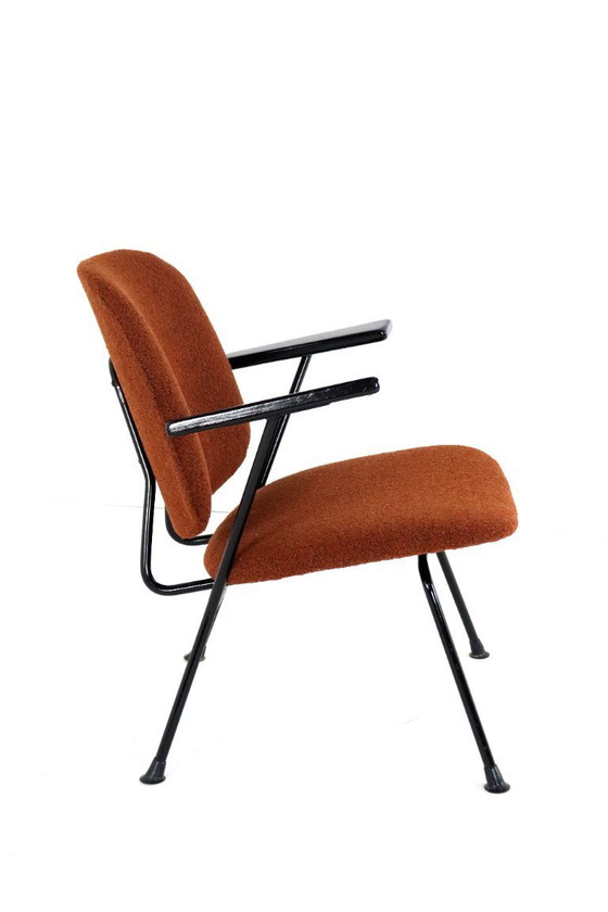 Image 1 of  Set 2 Gijs van der Sluis fauteuils "No. 12"  vintage nieuw gestoffeerd