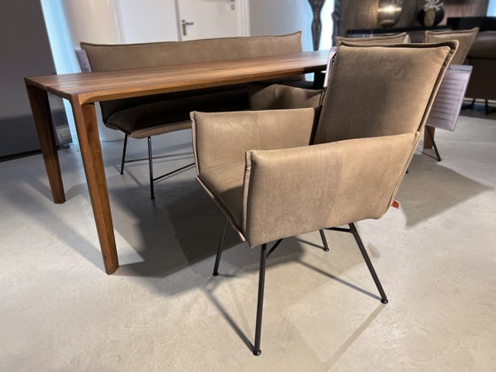 Image 1 of Jess Design Vidar Essbank mit Sanne Esszimmerstuhl (3er-Set)