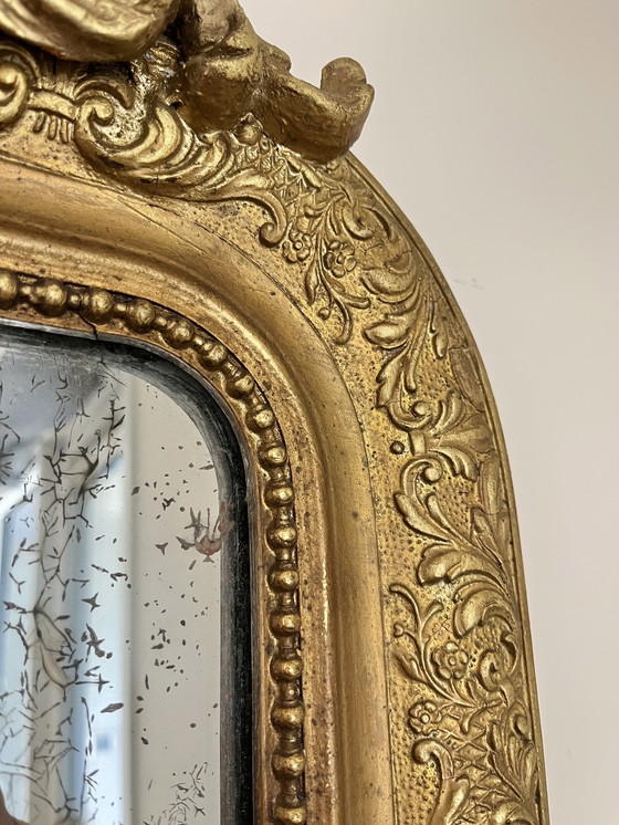 Image 1 of Espejo antiguo de 106x66 cm.