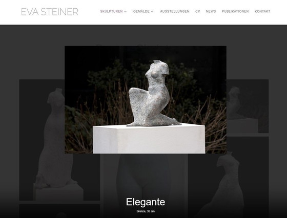 Image 1 of Eva Steiner - Elegante, bronzen beeld