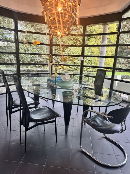 4 sedie da pranzo di Giancarlo Vegni