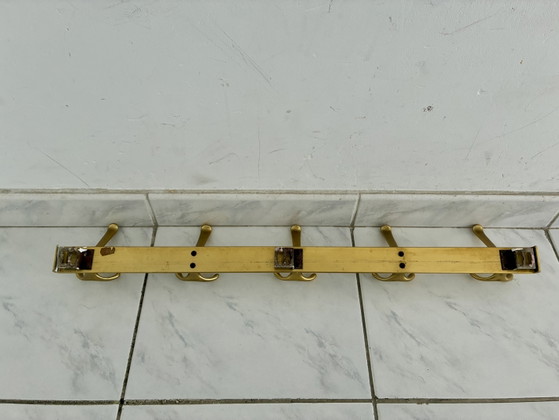Vintage Messing Kapstok 5 Haken – Kapstokken, Brass (photo 7 of 11)