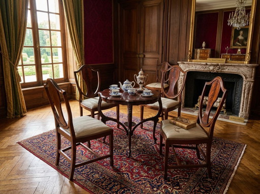 Elegantes Vintage-Teeservice aus den 1950er Jahren