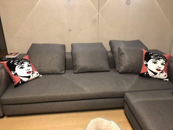 Minotti Eckkomposition, Ecksofas, Andere, Grau (Foto 5 von 5)