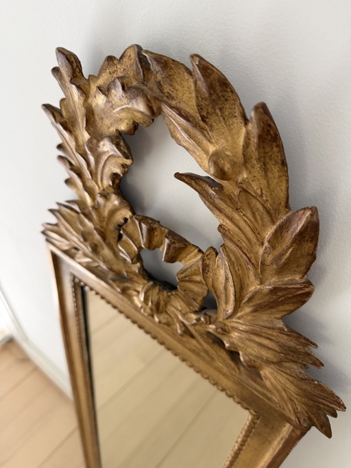Miroir français ancien doré