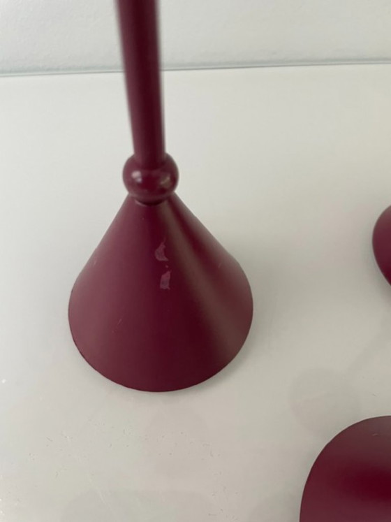 Image 1 of Set van 3 Memphis style kandelaren