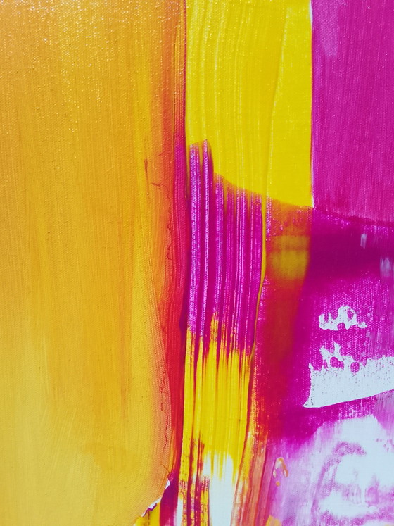 Image 1 of Acrylverfschilderij #Phalenopsis XL 150x100cm