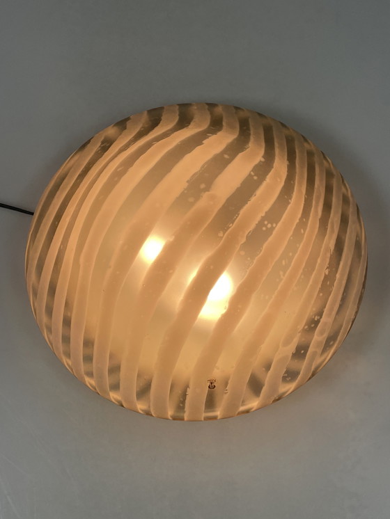 Image 1 of Lampada da soffitto/parete vintage XL Peill &amp; Putzler, modello Zebra
