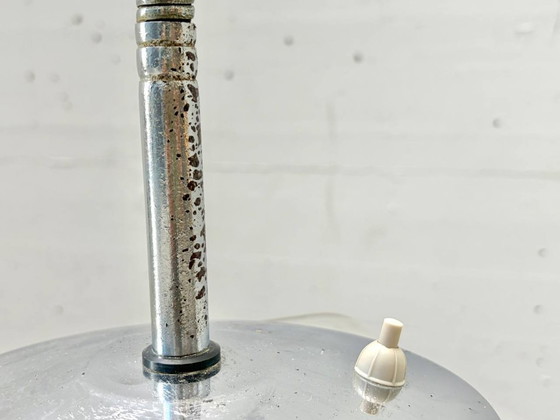Image 1 of Vintage chromen tafellamp met flexibele arm, Italië, jaren 60.