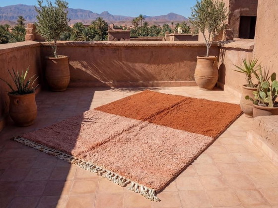 Image 1 of Handwoven, natural pure wool rug, size 150x250 cm