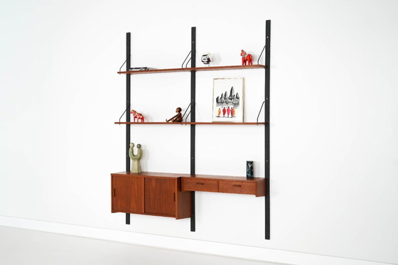 Image 1 of Teak shelving unit, Danish design, 1960s, production: Denmark