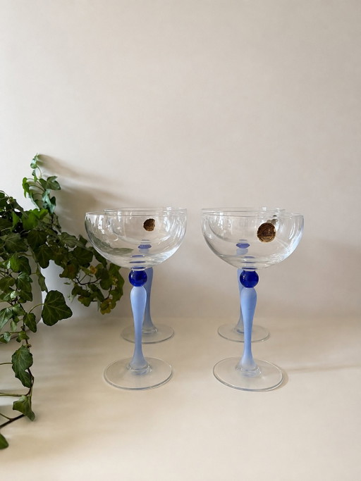 Coupes à champagne Cristal d'Argue en cristal – glazen karaffen, Crystal
