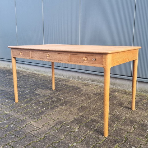 Image 1 of Hans Wegner PP-305 oak desk table