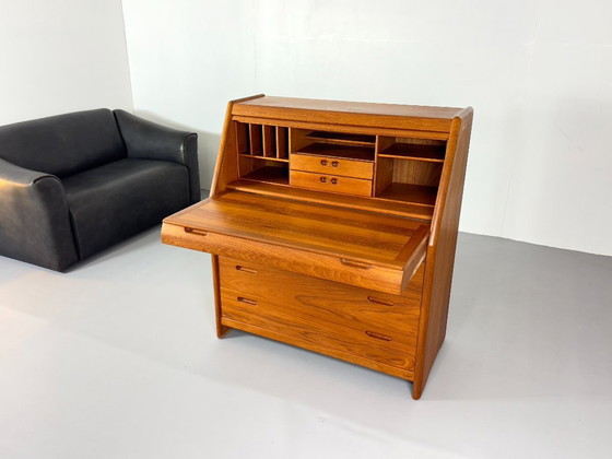 Scrittoio Segretario in Teak Design Danese Dyrlund con Tavolo Pieghevole – Scrivanie, Wood (photo 7 of 12)
