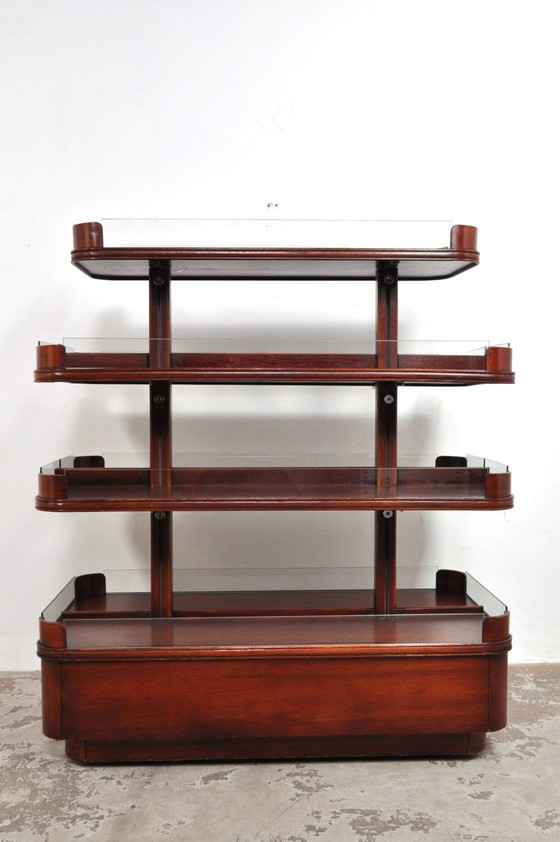Image 1 of Vintage Etagere Mahogany 1950s
