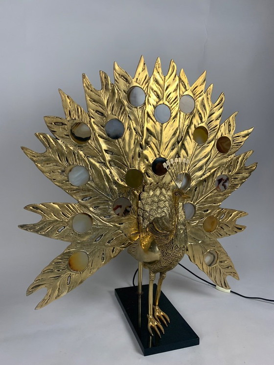 Image 1 of Fondica Peacock tafellamp