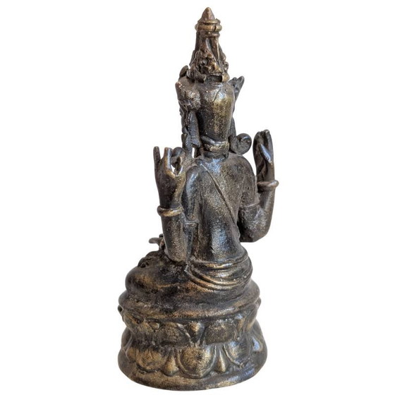 Khmer Avalokiteshvara Reisbeeld – Bodhisattva voor op Reis (kavel 147) – Beeldhouwkunst (photo 6 of 9)