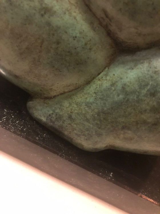 Beautiful Green Bronze Statue – Sculpture, Stone (photo 11 of 12)