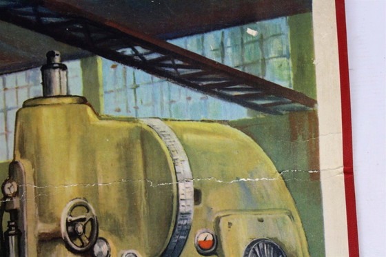 Image 1 of Cartel de propaganda industrial checa de Frantisek Bilek, década de 1950