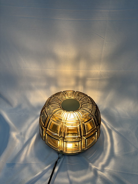 Image 1 of Plafonnier/applique murale vintage Glashütte Limburg des années 1960