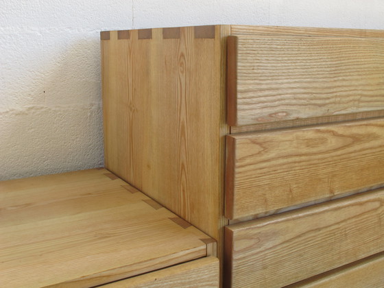 Image 1 of Drei Schubladen Kommode, Esche Massiv Geölt Frankreich