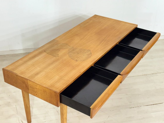 Image 1 of Scrivania vintage Hellerau / Serie 602 / Tavolo in legno / Scrivania da ufficio / Scrivania di metà secolo