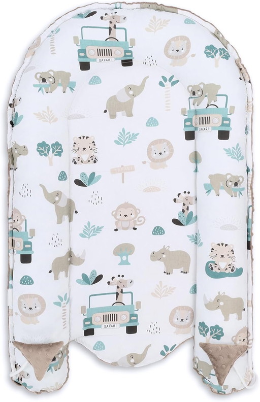 Totsy Baby Réducteur de Lit Bébé 90x50cm en Minky Polyvalent pour Nid d'ange Couffin et Naissance Chaud et Doux et Accessoires p