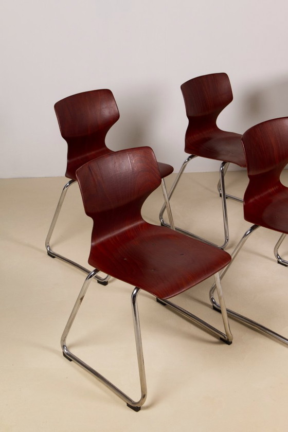 Image 1 of 6x Pagholz Flötotto Stoelen