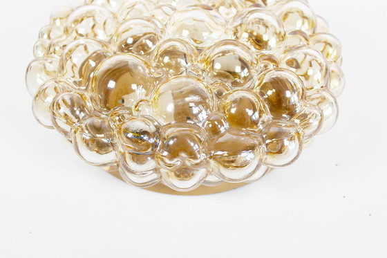 Image 1 of 1x Glass bubble flush mount light by Helena Tynell for Glashutte Limburg
