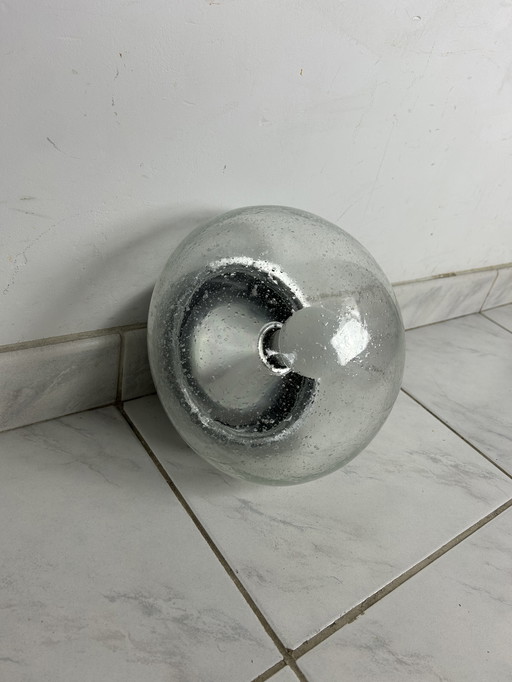 Lampada da parete vintage in vetro a bolle