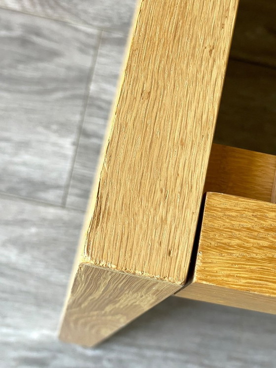 Image 1 of Single bed 90x200 cm Solid Oak - HABITAT (Adams model) + Firm Comfort Mattress.