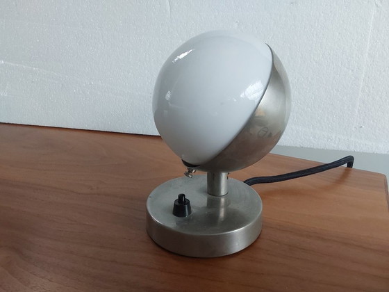 Image 1 of Lauritzen Bauhaus Giso bollamp modernisme Wagenfeld jaren eyeball Jumo