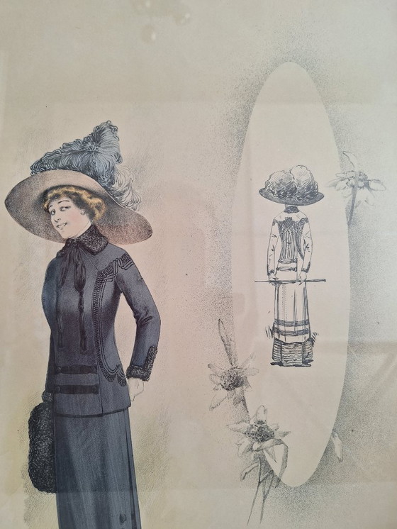 Image 1 of Winter- en lentemode 1909-1910 Art Nouveau