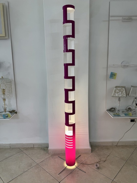 Sama Kundalini vloerlamp van Gregorio Spini 2004 Vintage pop design vloerlamp – Vloerlampen, Metal (photo 4 of 13)