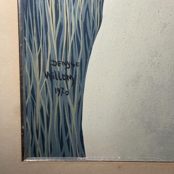Denyse Willem, El Secreto 3 Mujeres Desnudas / Ninfas, años 70, Acuarela – Pinturas y dibujos, Paper (photo 9 of 16)