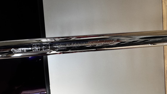 Image 1 of Le Corbusier Cassina LC2 Armchairs (2x) with Le Corbusier Hocker LC2