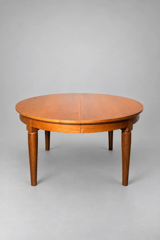 Molteni Table de salle à manger ronde extensible – Tables de salle à manger, Bois (photo 2 of 10)