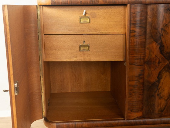 1920s Art Deco Sideboard – Wood, Brass (photo 8 of 12)
