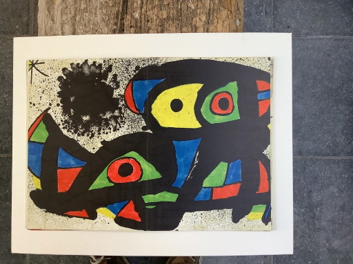 Joan Miro Homenatge a Gaudí catálogo de exposición