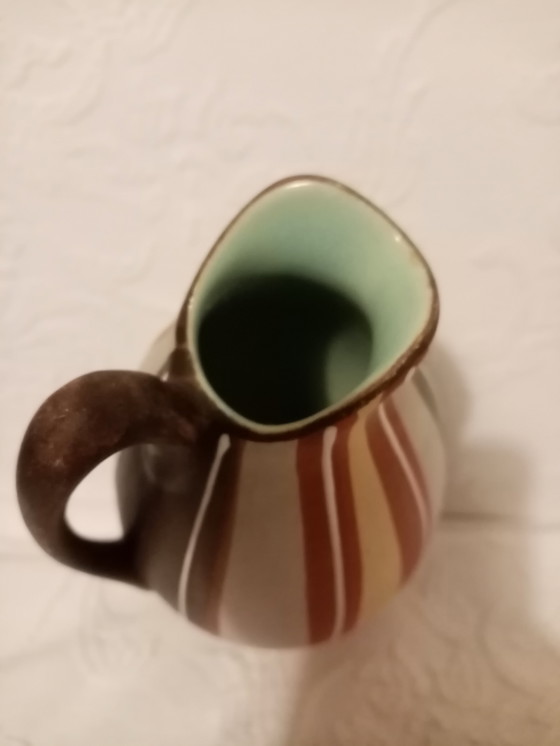 Image 1 of Jarra decorativa alemana de cerámica Eckhardt/Engler, década de 1950/60, 18,50 cm