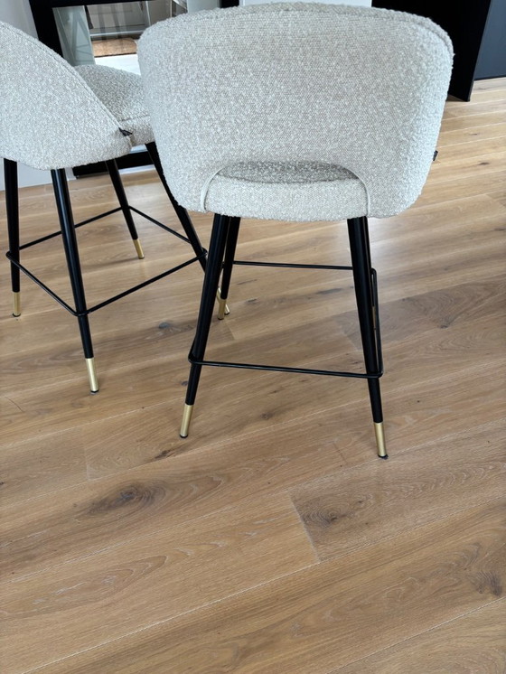 Image 1 of 2 tabourets de bar pivotants en bois d'Eichholz