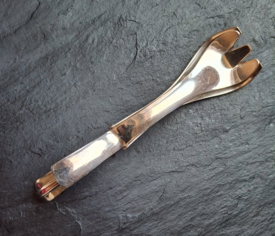 Image 1 of Pinces de service vintage – Métal argenté – Gulden