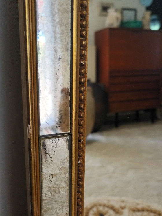 Image 1 of Large Antique French Parts Closes Mirror