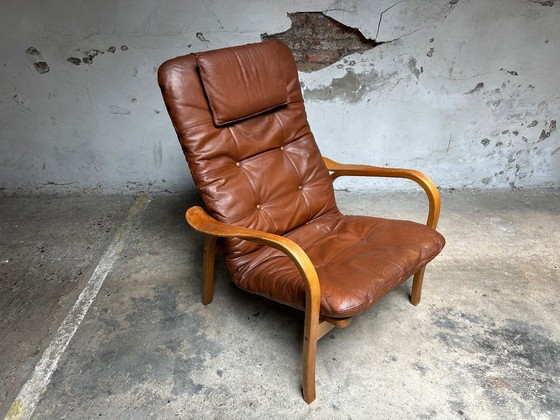 Image 1 of Vintage Lamino armchair by Yngve Ekström - Swedish design from 1956