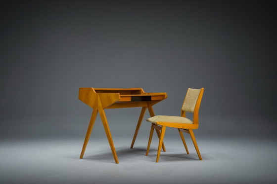 Image 1 of Schreibtisch von Helmut Magg für WK Möbel, 1950er Jahre