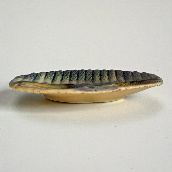 Large asparagus plate barbotine Onnaing / Wasmuel – Crockery, Porcelain (photo 4 of 6)