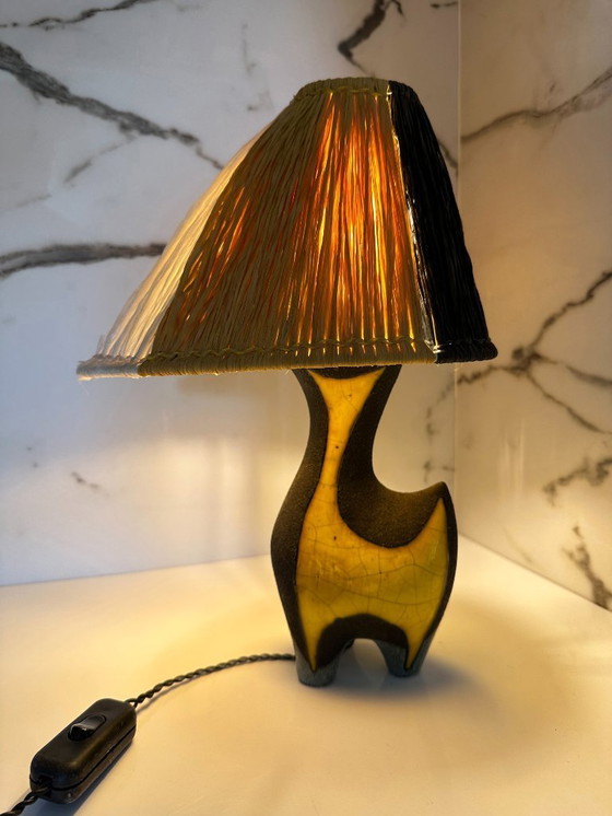 Image 1 of Vintage lamp by Lilette and Gilbert Valentin for Les Archanges, France 1950